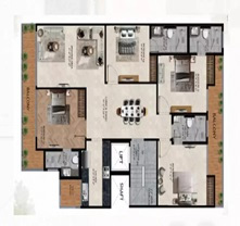 4 BHK + Servent